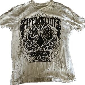 Affliction White Tee